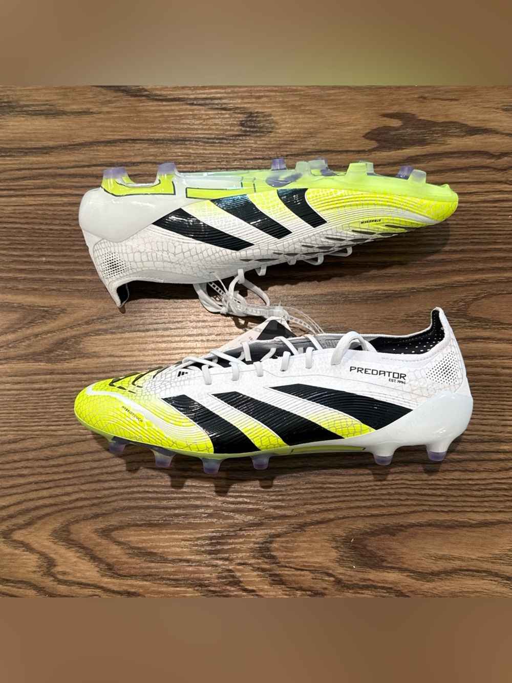 Size 9 Adidas Predator Elite Foldover Tongue AG Cleats Radiant Blaze Pack JS0945